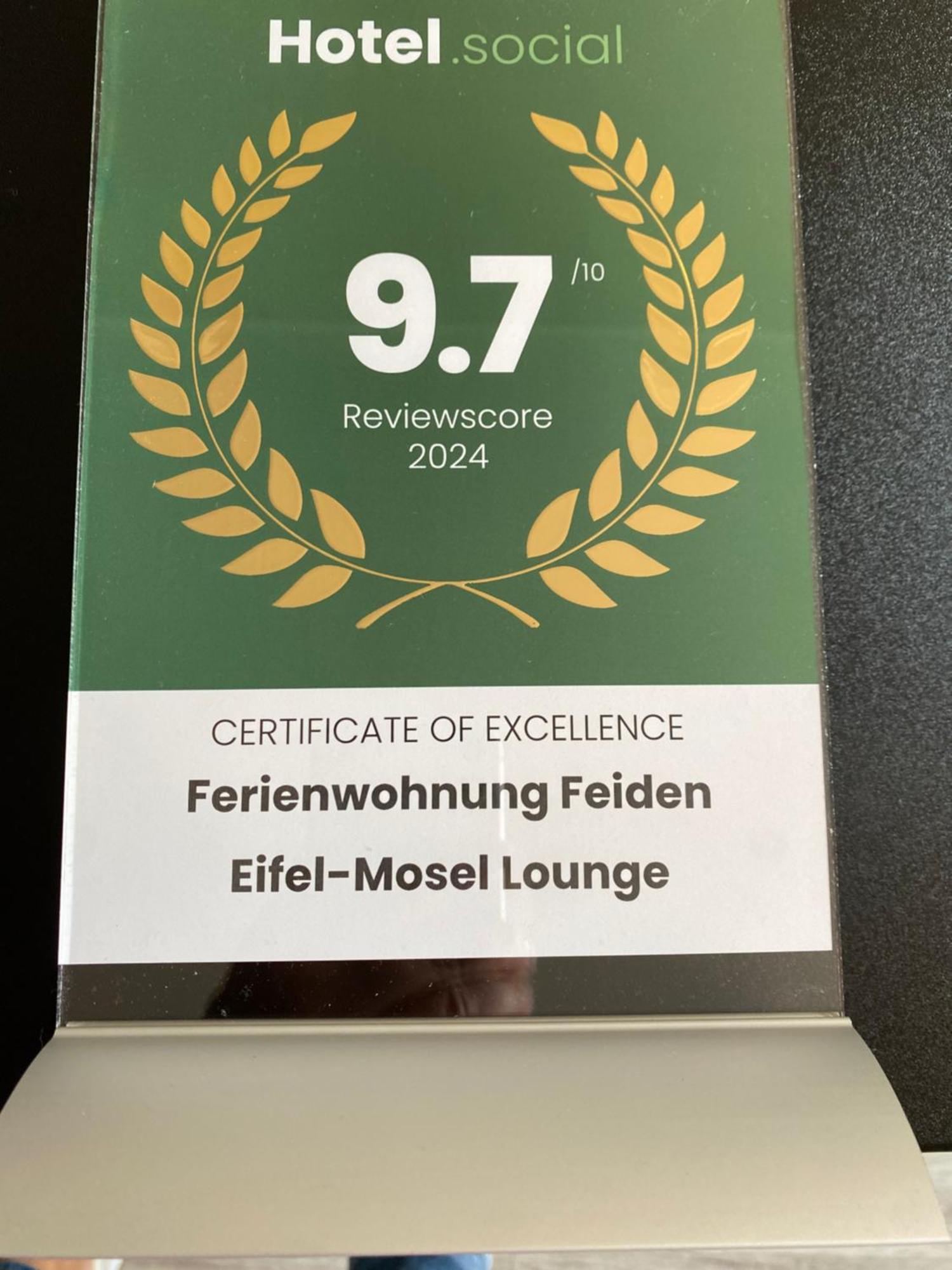 Ferienwohnung Feiden Eifel-Mosel Lounge Greimersburg Esterno foto